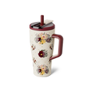 Era Flip 30oz | Quilted Floral Tumbler | BrüMate