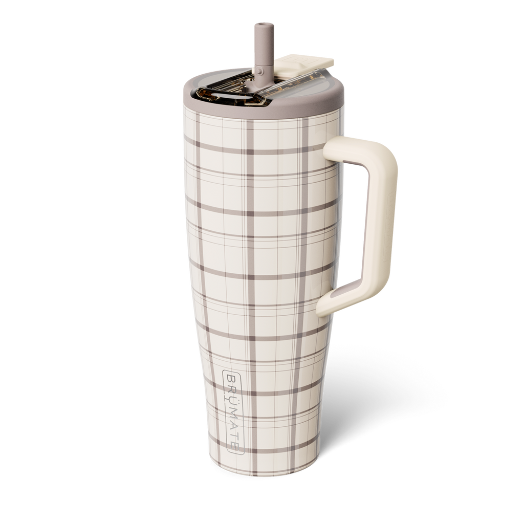Era Flip 40oz | Oxford Plaid Tumbler | BrüMate