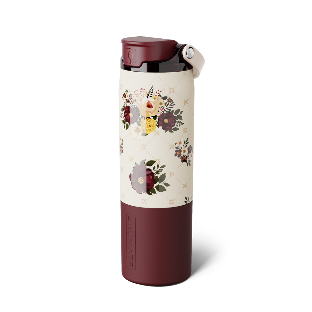 Rise 25oz | Quilted Floral Tumbler | BrüMate