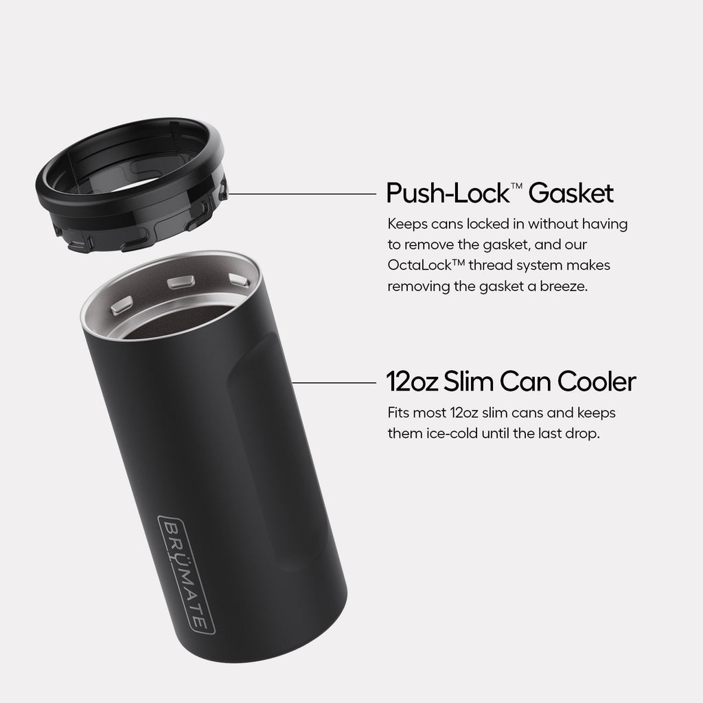 Hopsulator Slim | Metallic Leopard Can Cooler | BrüMate